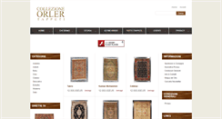 Desktop Screenshot of collezioneorlertappeti.com